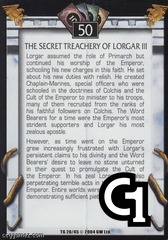 The Secret Treachery of Lorgar III